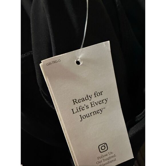 Lands End Black Swim Board Shorts Size Large New - Picture 7 of 7